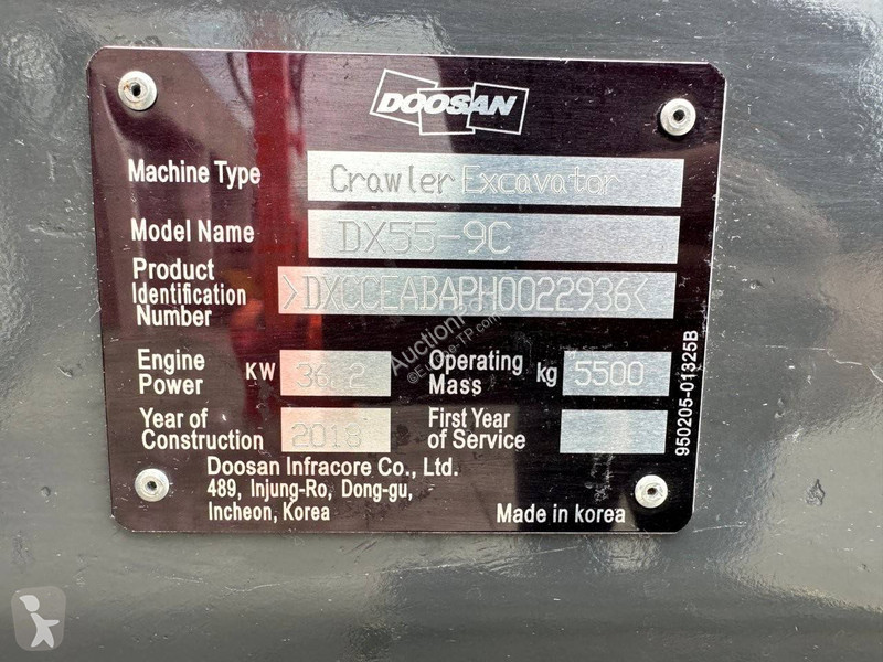 Excavadora Doosan 9C