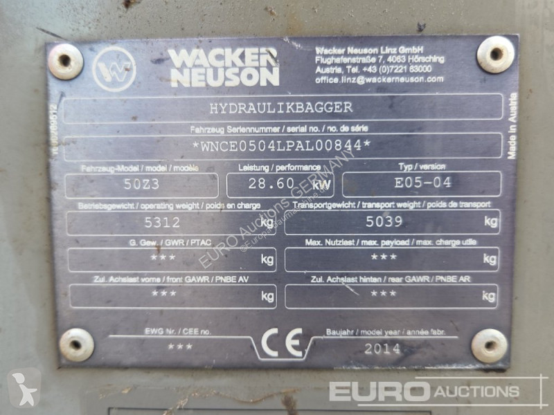 Skovel Wacker Neuson