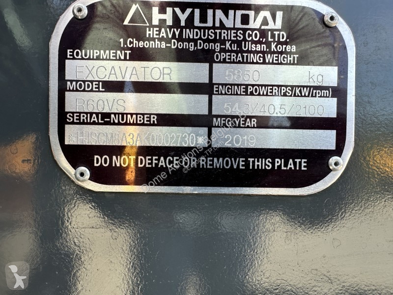 Pelle Hyundai R60VS