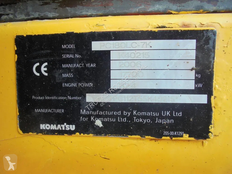 Excavator Komatsu K Galeo + Bucket + Hamer functie