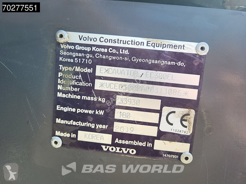 Graafmachine Volvo C300 L NOVATRON GPS