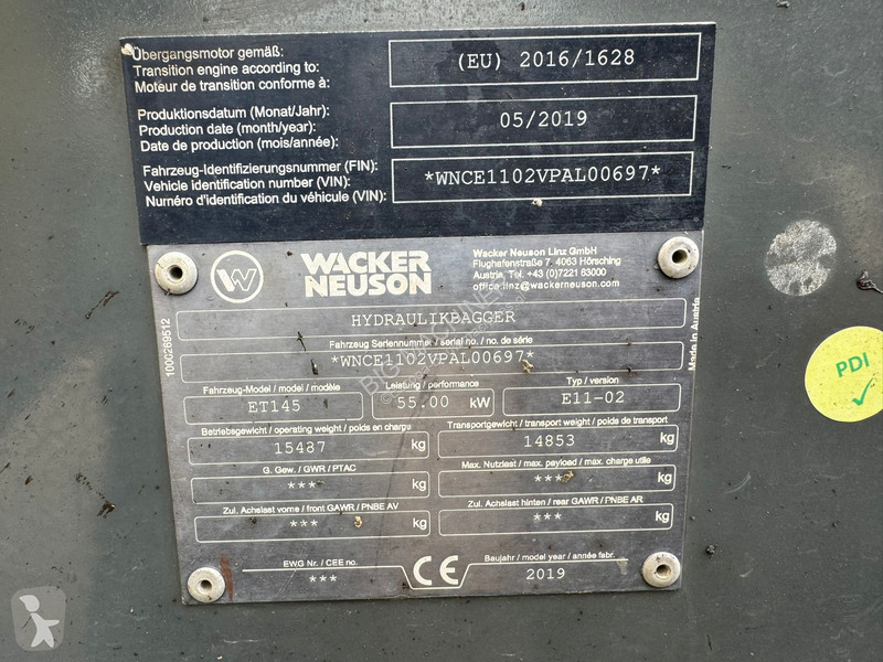 Skovl Wacker Neuson ET145