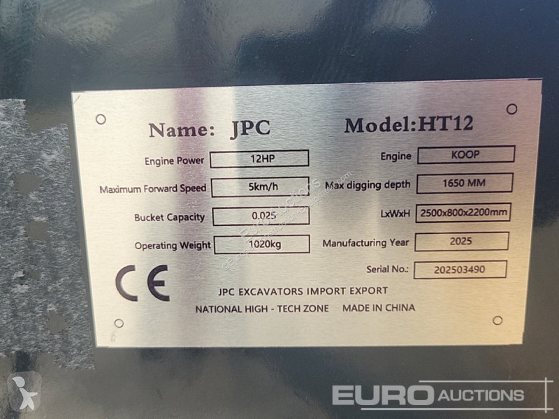 Escavadora JPC HT12