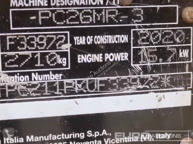 جرافة Komatsu PC26MR-3