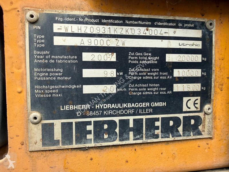 جرافة Liebherr ZW