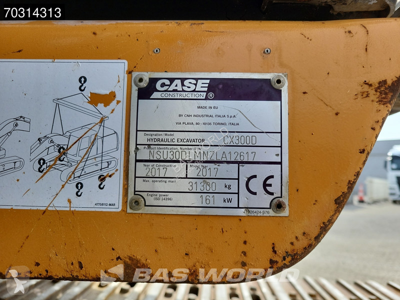 Skovl Case CX300 D