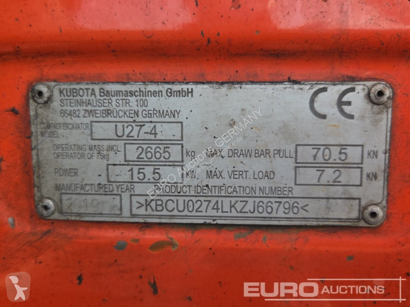 Graafmachine Kubota