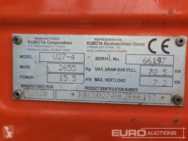 Graafmachine Kubota