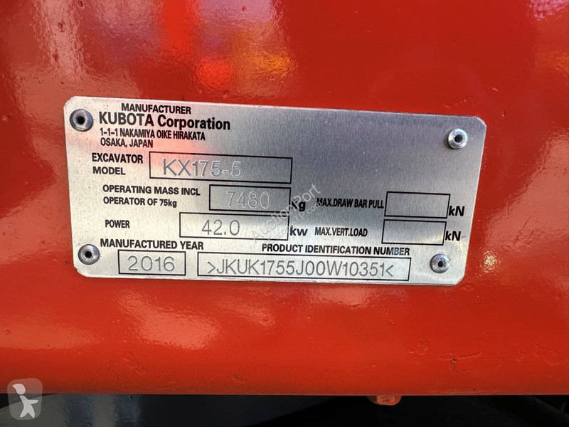 Graafmachine Kubota KX175-5