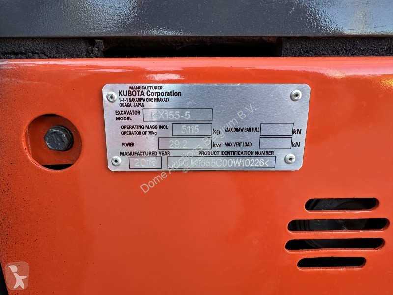 Pelle Kubota KX155-5