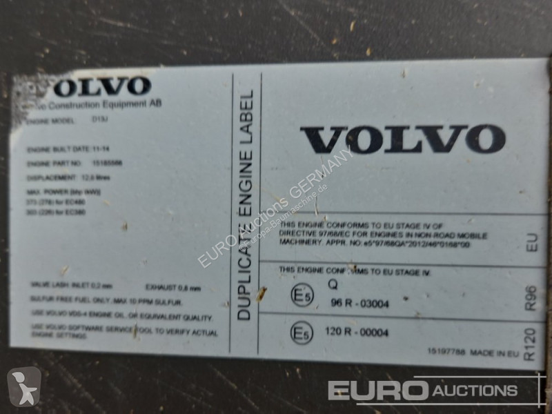 Skovel Volvo EC380ENL