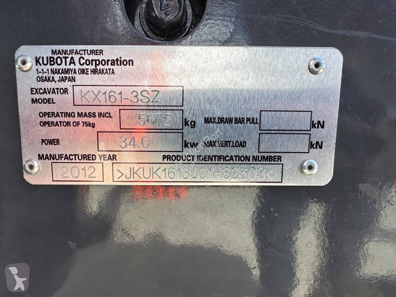Escavadora Kubota SZ