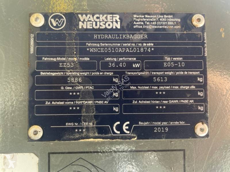 Excavadora Wacker Neuson EZ53