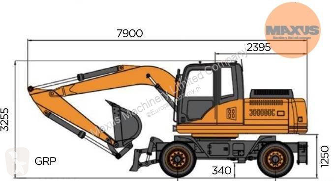 Escavadora Maxus Maxus Cummins 14 ton