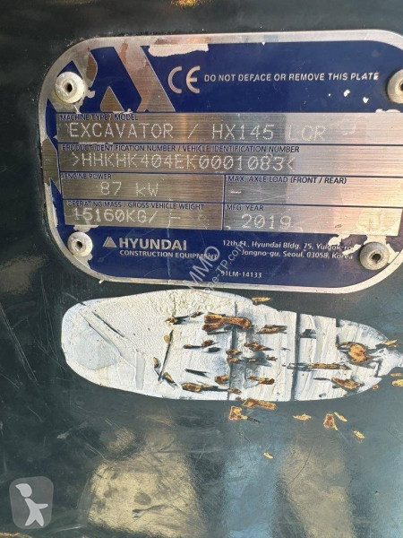 Excavadora Hyundai HX 145 LCR
