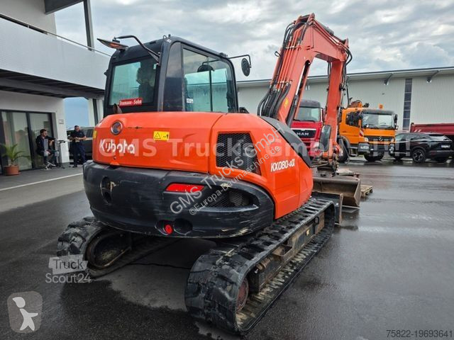 Escavatore Kubota KX 080 / Lehnhoff MS08 /...