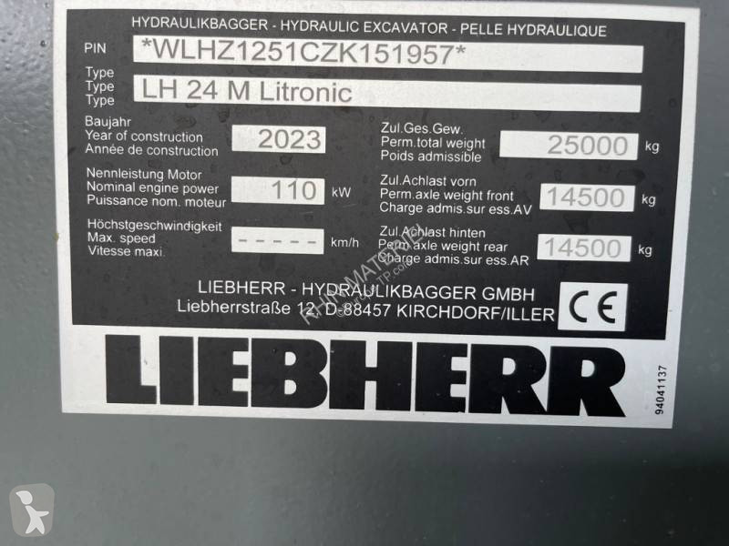 Excavadora Liebherr LH24M
