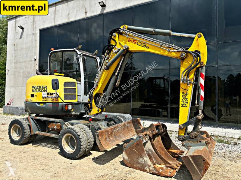 Escavadora Wacker Neuson 6503 -2 KOPARKA KOŁOWA...