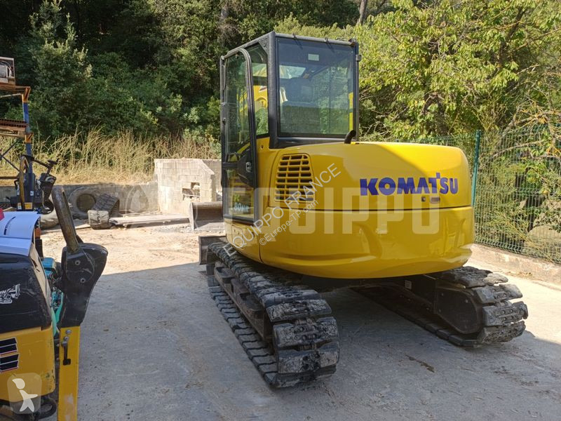 Pelle Komatsu PC80MR-5 with 2 buckets