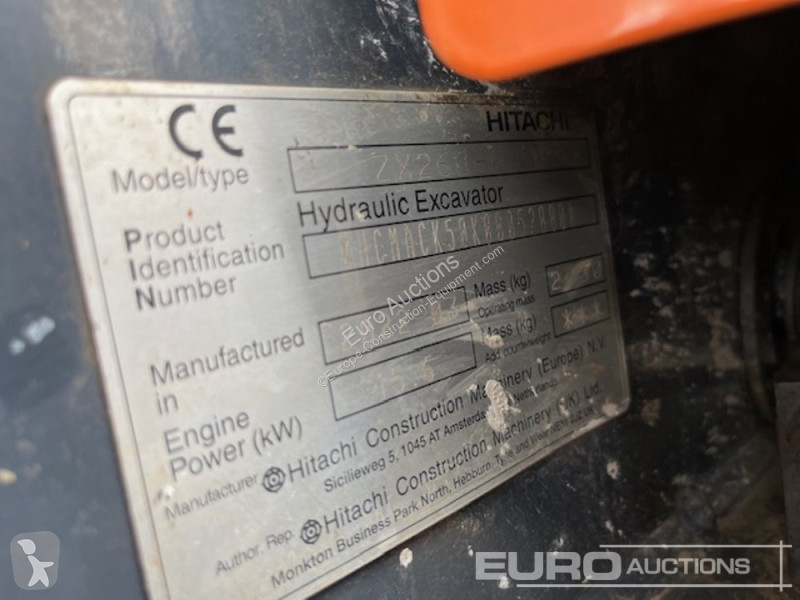 Graafmachine Hitachi ZX26U-6 YLR