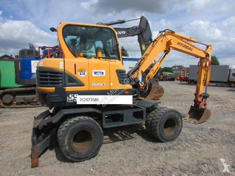 جرافة Hyundai Robex 55 W-9 Mobilbagger 31.000 EUR