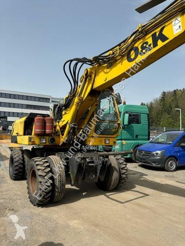 جرافة O&K MOBILBAGGER AUCH FÜR GLEISE