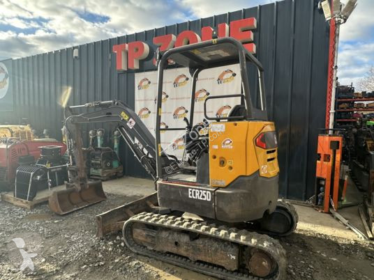 Rýpadlo Volvo ecr25d à 22 500 € ht