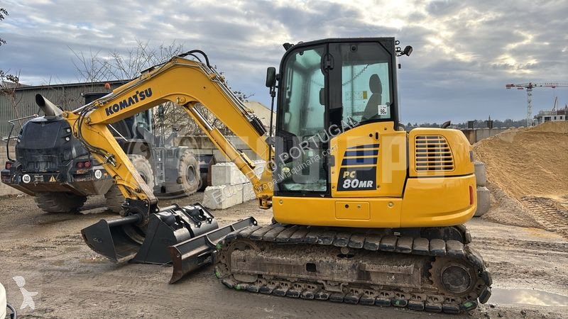 Rýpadlo Komatsu PC80MR-5E0 with 3 excavator...