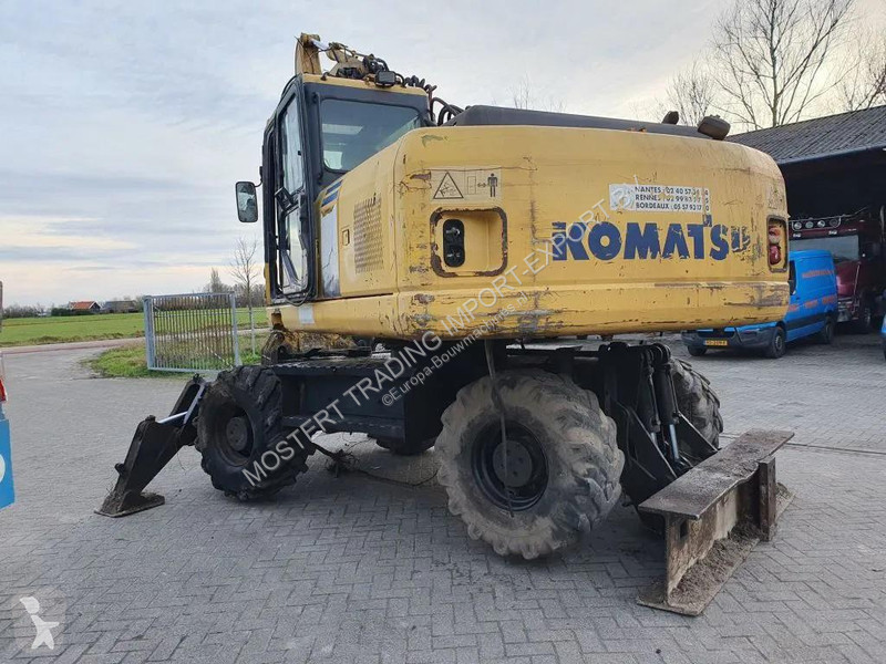 جرافة Komatsu K Komatsu PW180 Mobile Excavator...