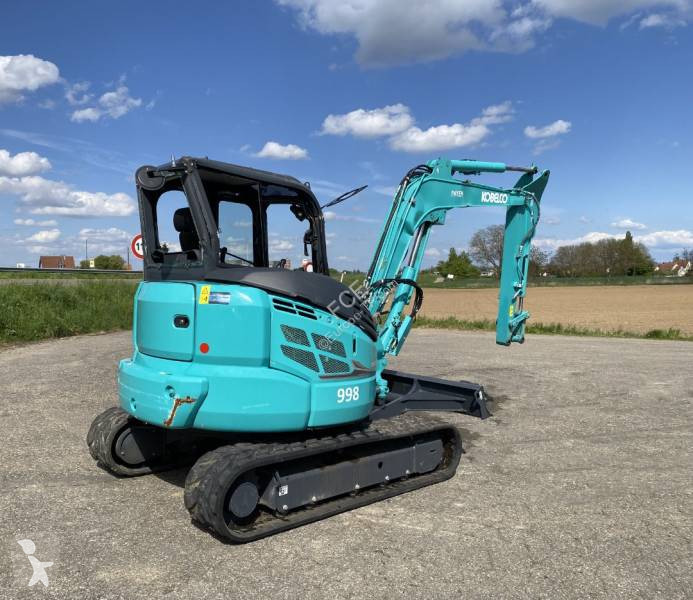 Rýpadlo Kobelco SK58/SRX-7 1er Main endommagée