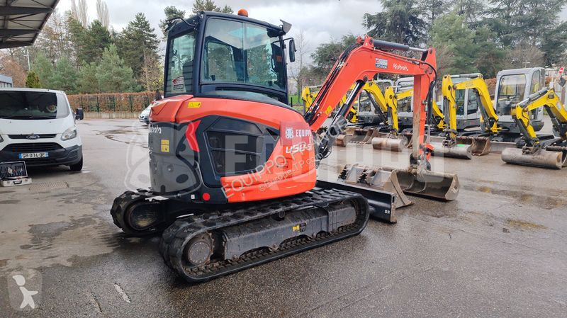 Rýpadlo Kubota U50-5 with 3 excavator buckets