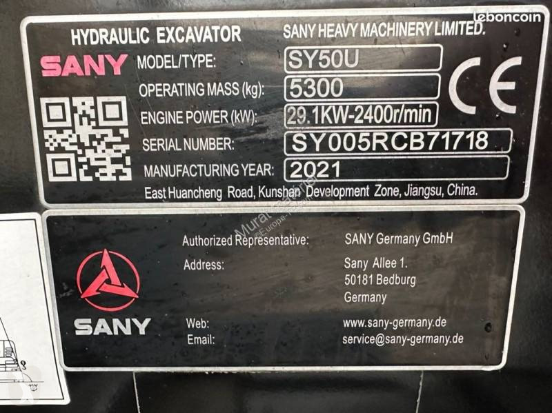 Rýpadlo Sany SY50U