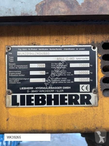 Lopatový nakládač Liebherr 944 C-HD LITRONIC