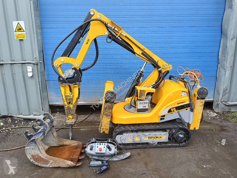 جرافة Brokk 90 husqvarna robot remote excavator...
