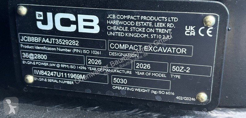 Rýpadlo JCB  N-50Z-2