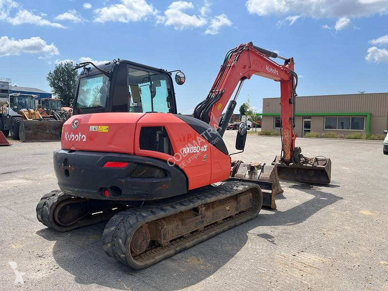 Excavadora Kubota  KX080-4