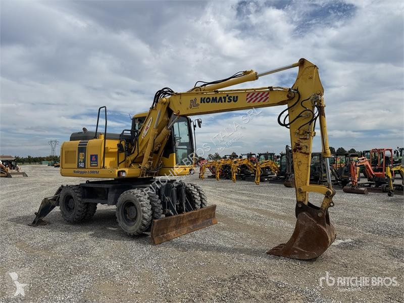 Escavadora Komatsu Wheel Excavator