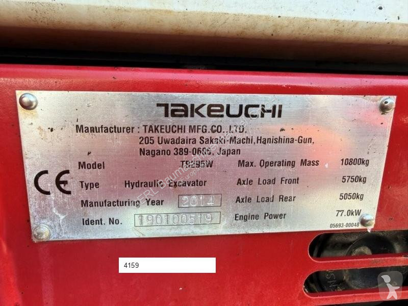 Skovel Takeuchi TB295W