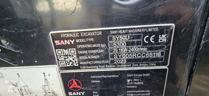 Excavator Sany SY 50