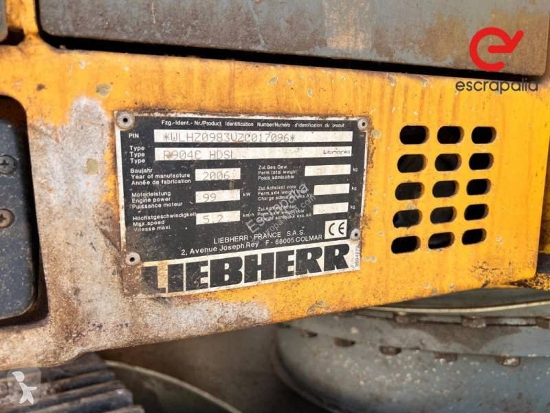 جرافة Liebherr R904C HDSL Litronic