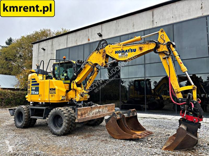 Escavadora Komatsu PW 118 MR-8 KOPARKA KOŁOWA...