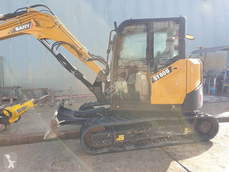 Location pelle sur chenilles Sany SY80 occasion n°8078263