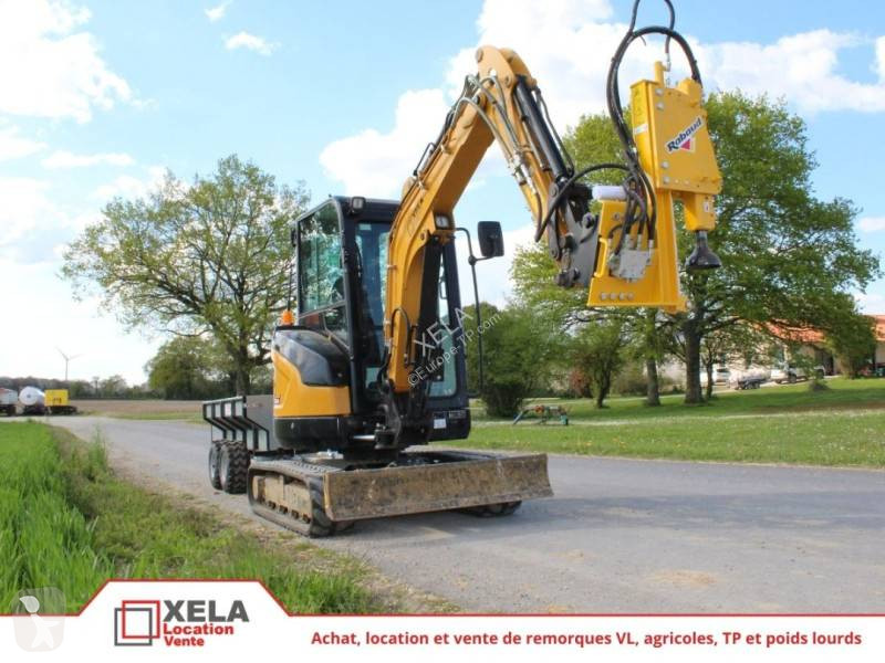 Skovl Sany LOCATION Pelle avec enfonce pieux ou...