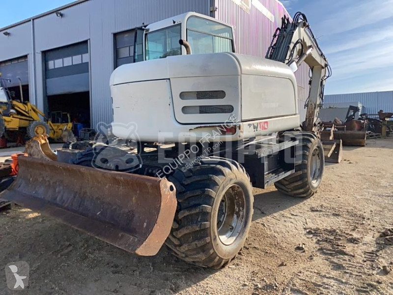 Excavator Terex with two-piece offset boom and...