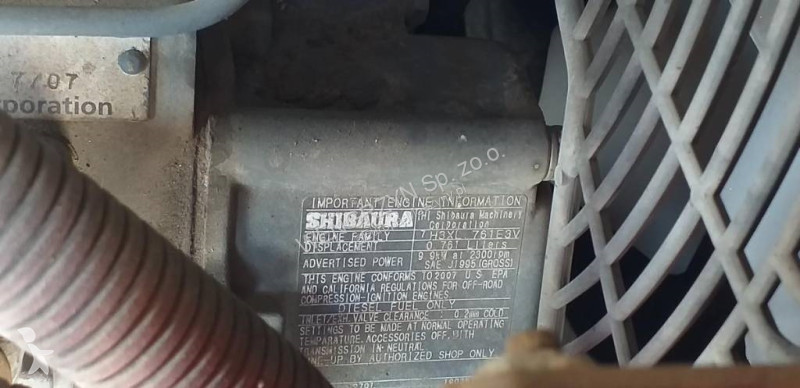 Skovl  Minikoparka gąsienicowa HITACHI ZX 16 CLR