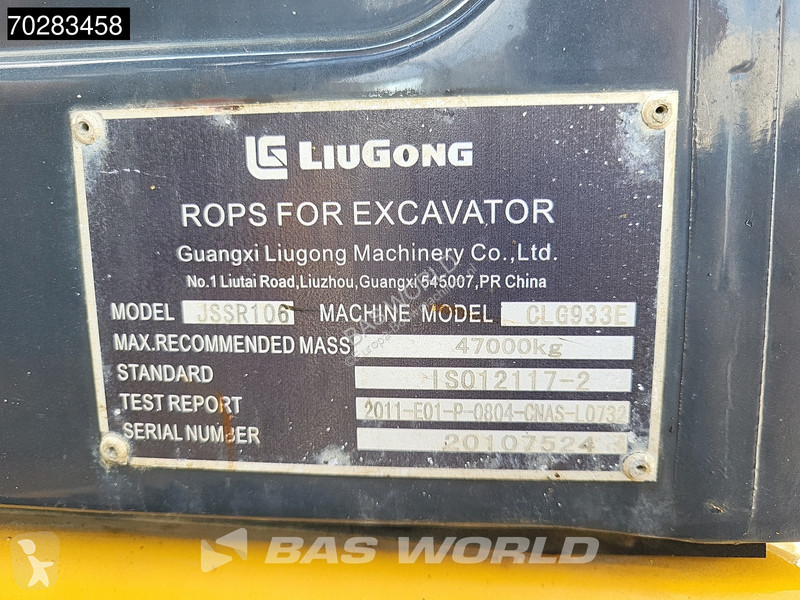 Escavadora LiuGong 933E-DM ( NOT 336 - EC380 -...