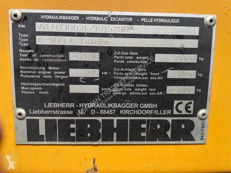 Lopatový nakládač Liebherr Full option