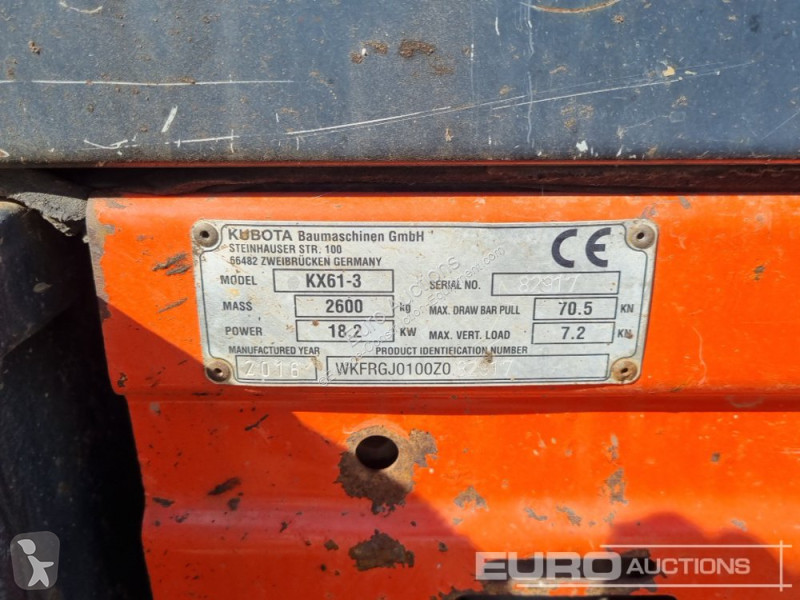 Lopatový nakládač Kubota KX61-3