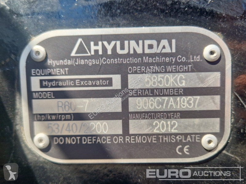 Rýpadlo Hyundai R60-7