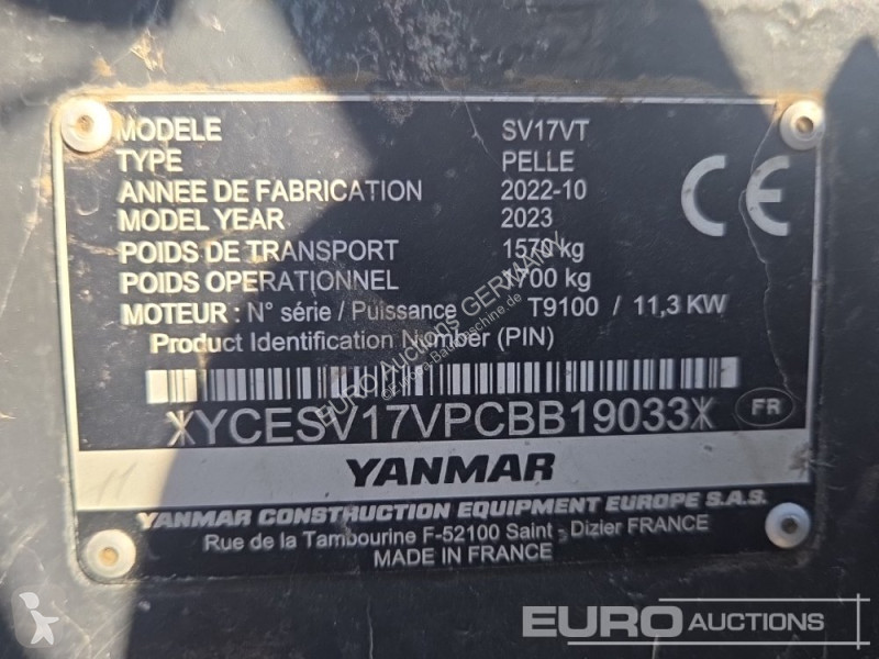 Yanmar VT excavator